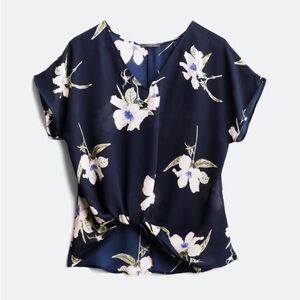 Beacon Navy Floral Blouse